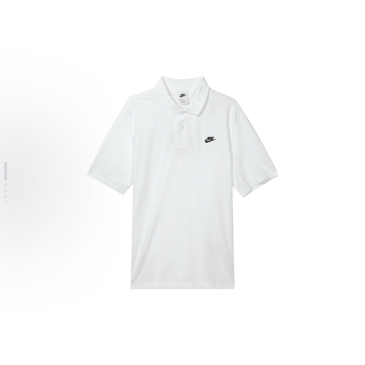 Nike 套头印花运动短袖Polo衫 男款 白色 FN3895100