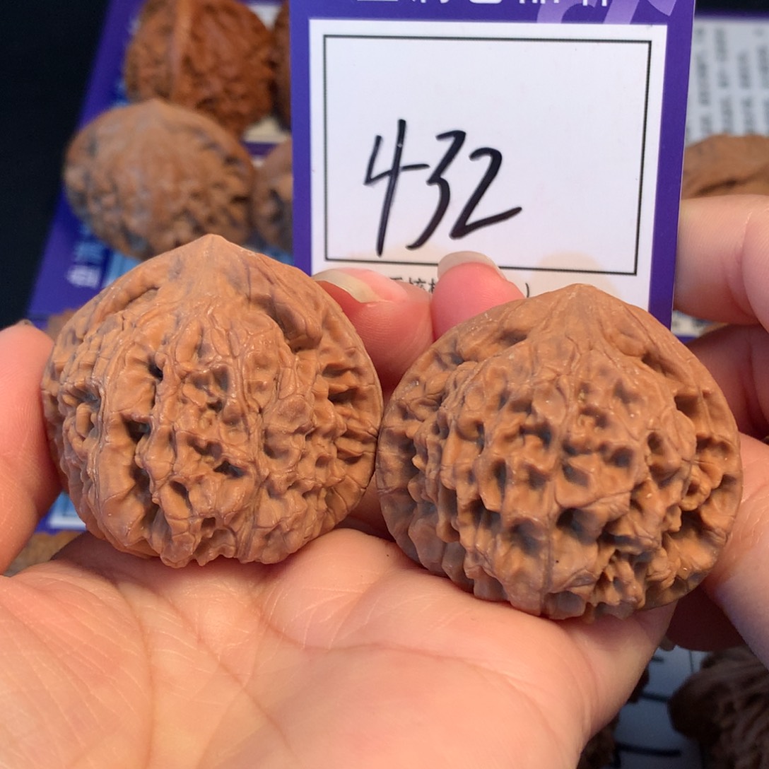 把件文玩核桃432官帽4.3