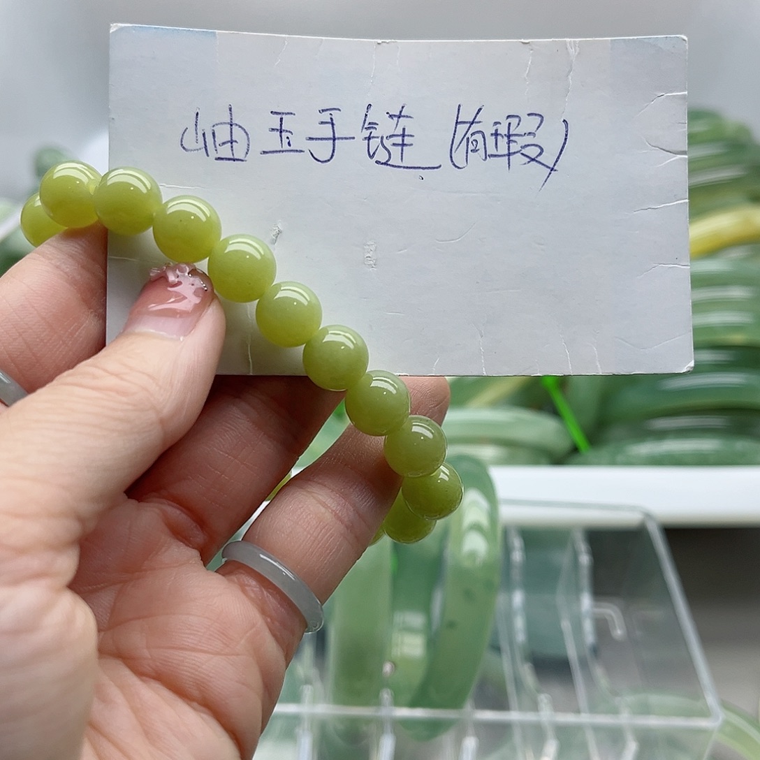 未镶嵌岫玉蛇纹石岫玉手镯