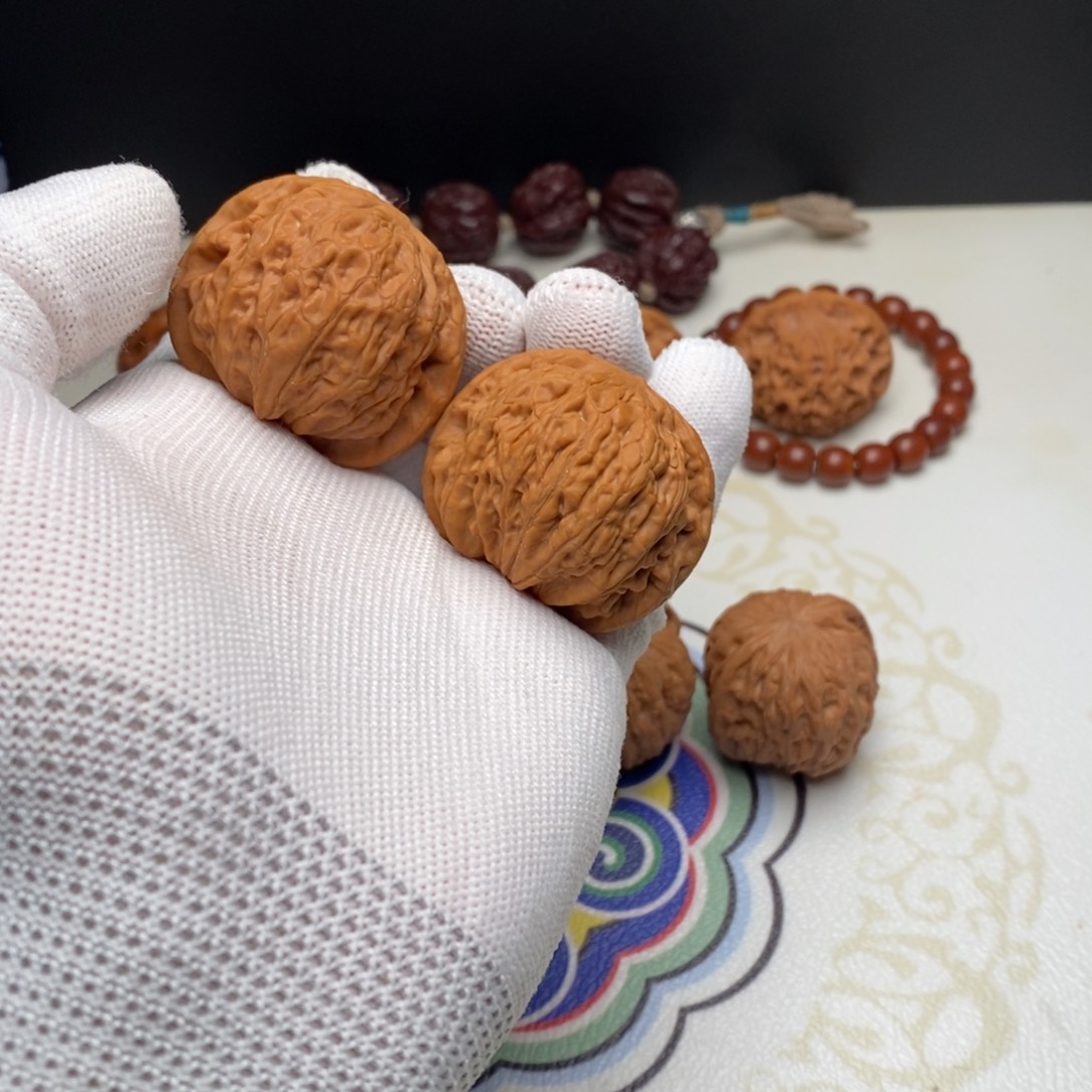 文玩核桃把件41全品铁锤