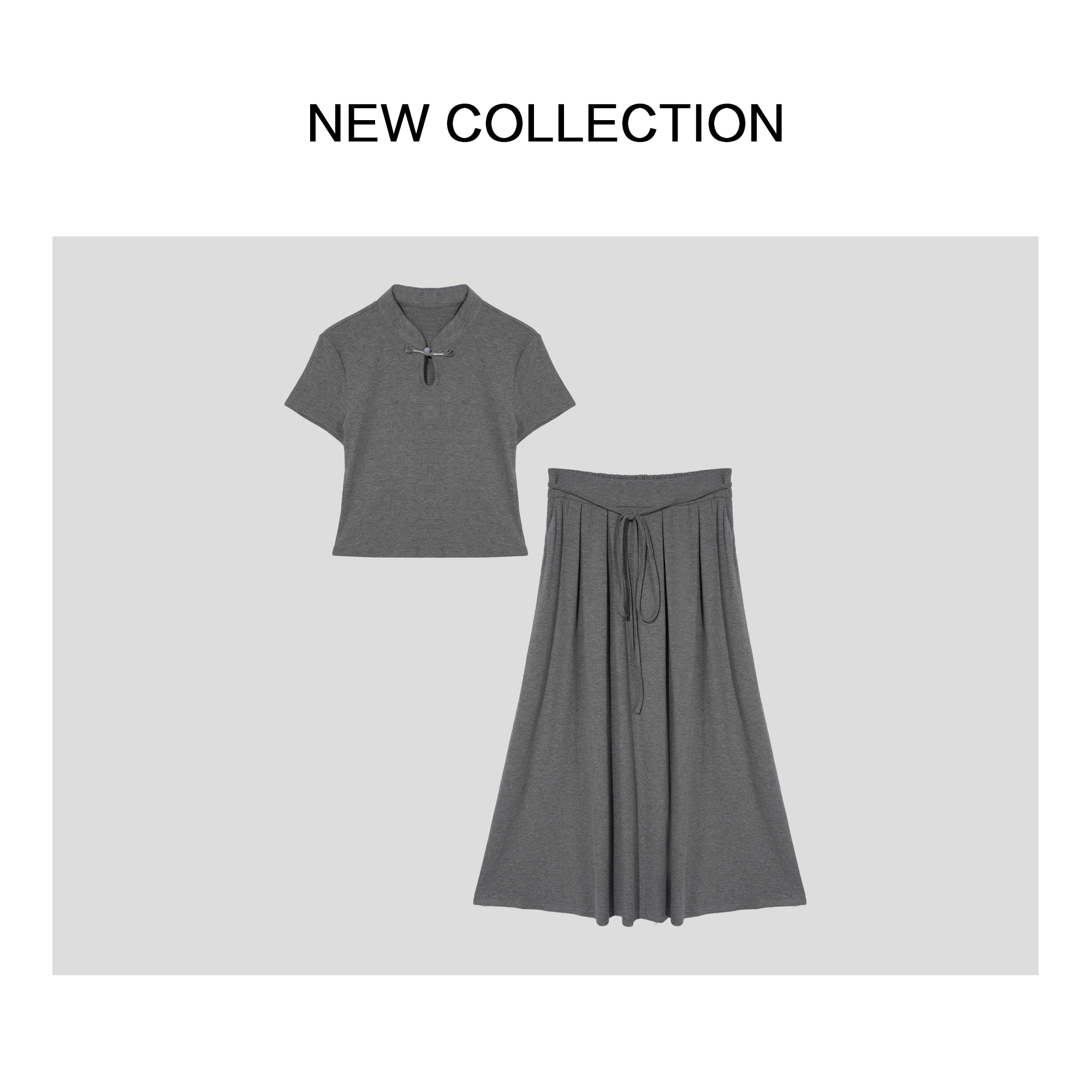 【诗语专属】夏季洋气时尚两件套D5F30006