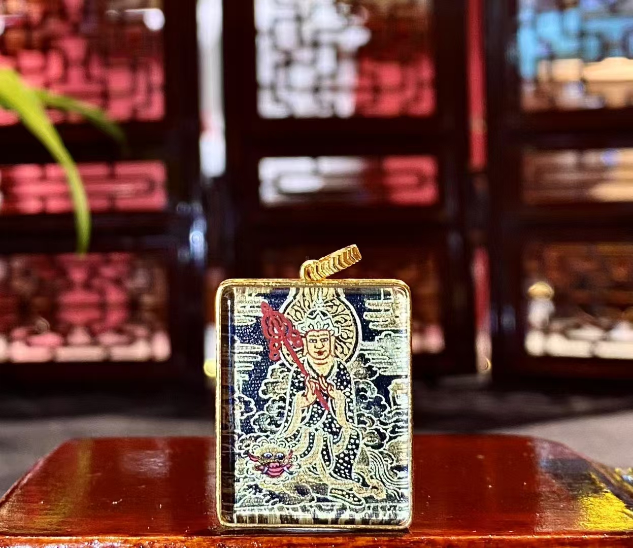 大师手绘18K地藏王菩萨唐卡(众生度尽方证菩提）手绘唐卡