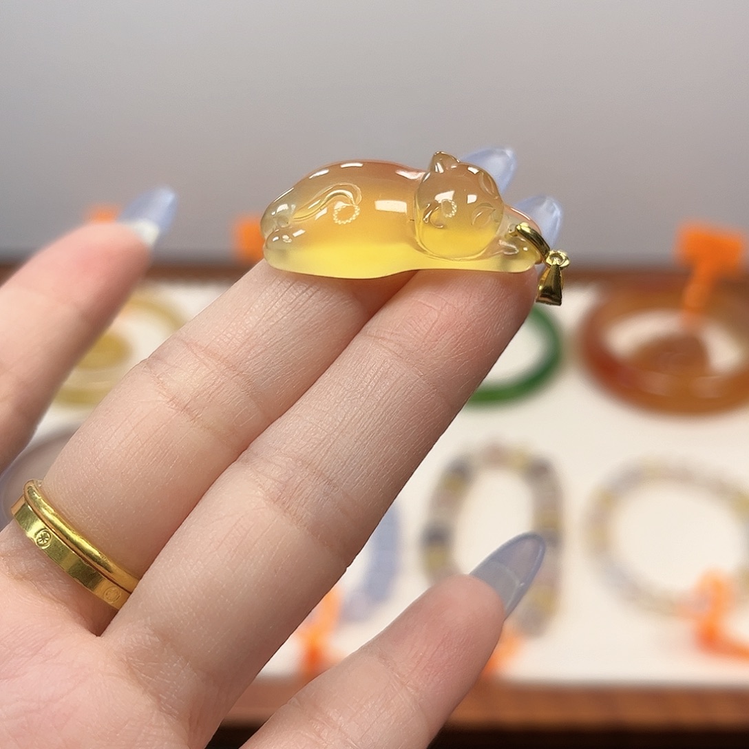 玛瑙/玉髓未镶嵌颈饰