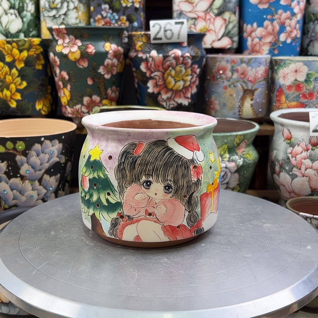 景德镇陶瓷花盆景德镇陶瓷花盆