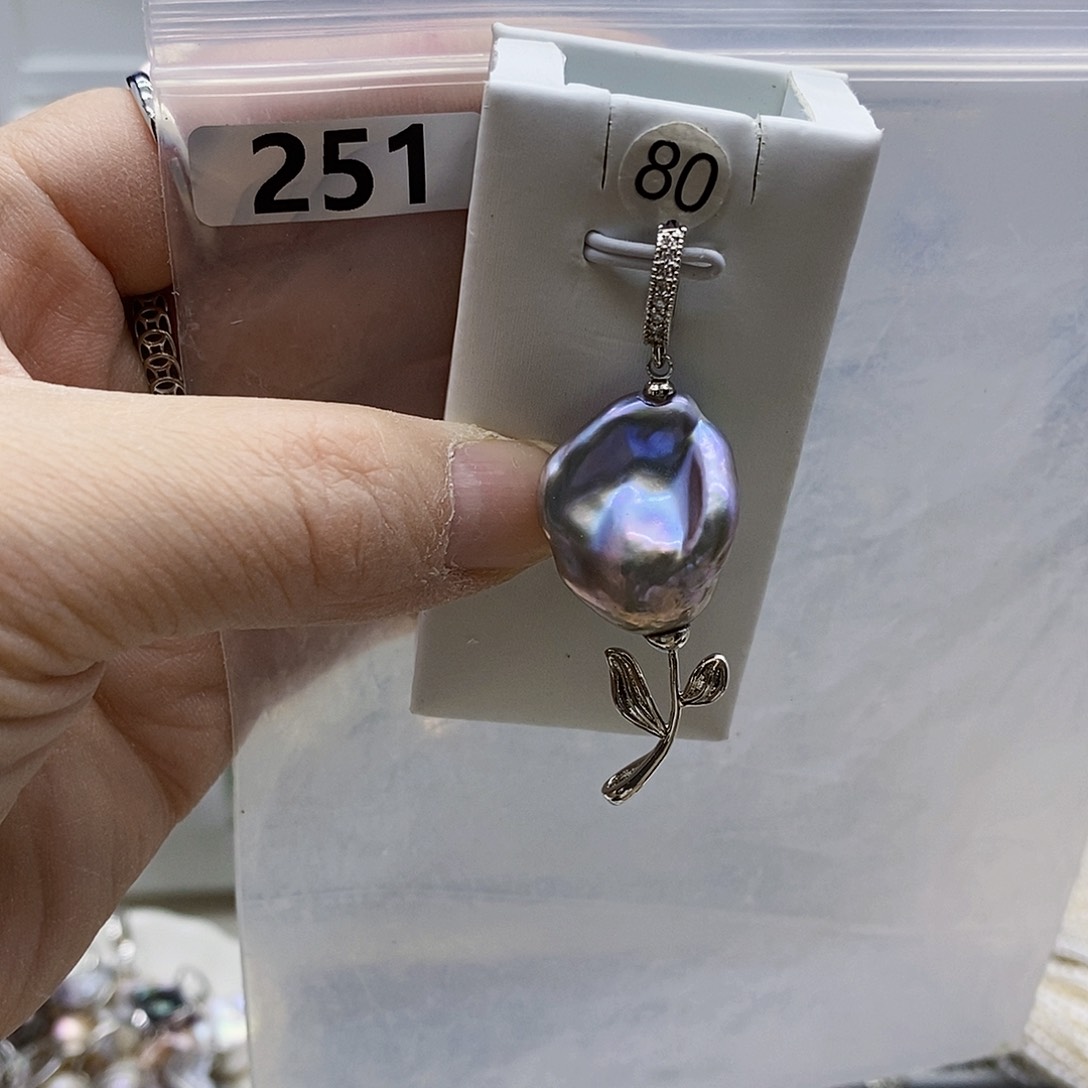 颈饰合金淡水珍珠