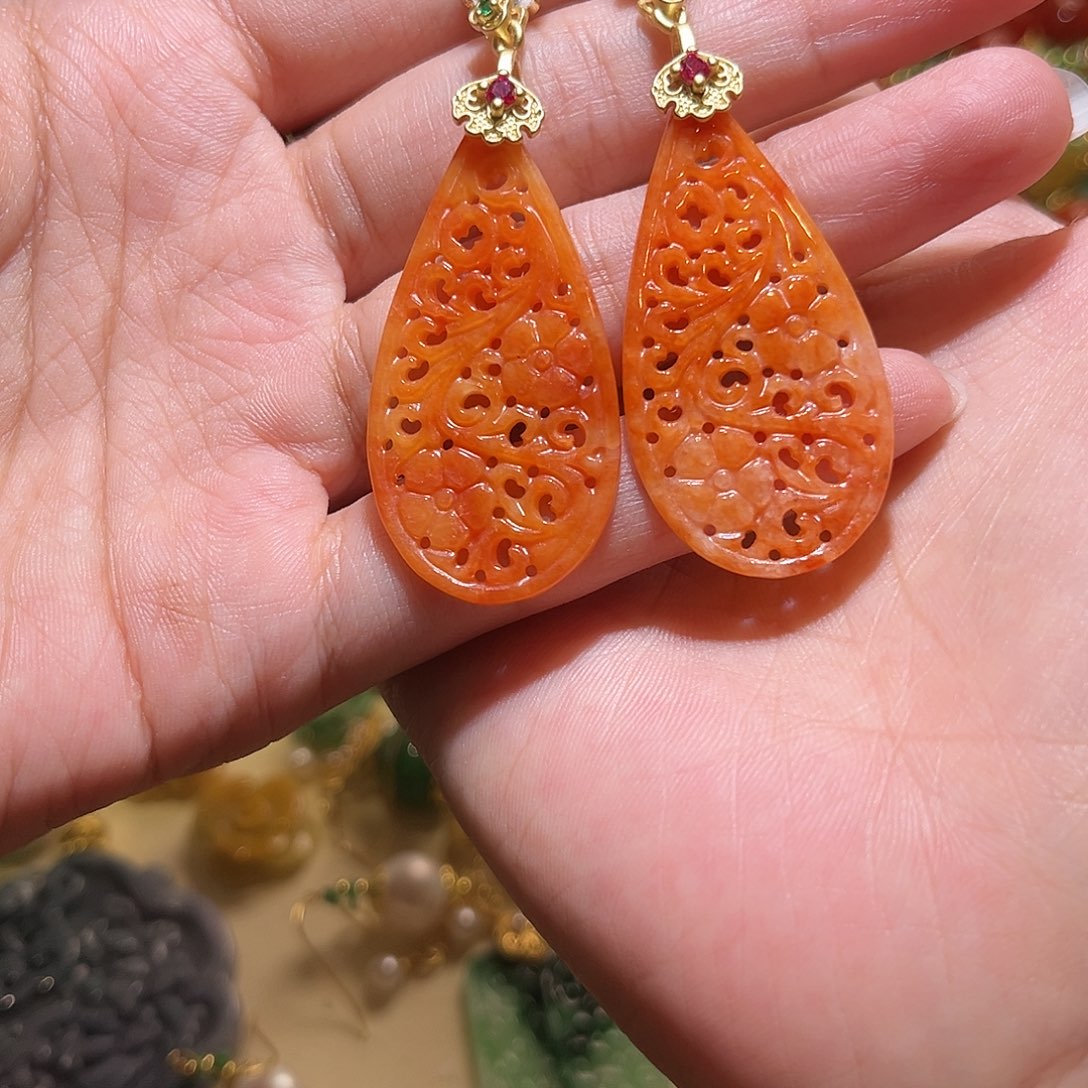 翡翠未镶嵌挂件翡翠