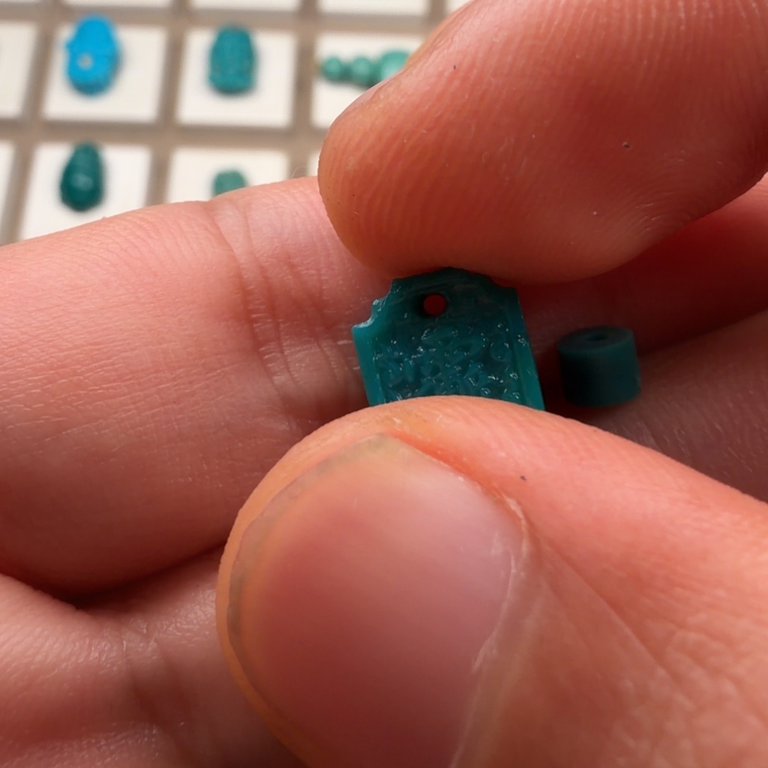 ****绿松石未镶嵌笔搁