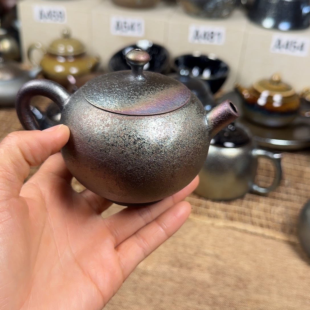 你***过云南建水紫陶古法柴烧壶