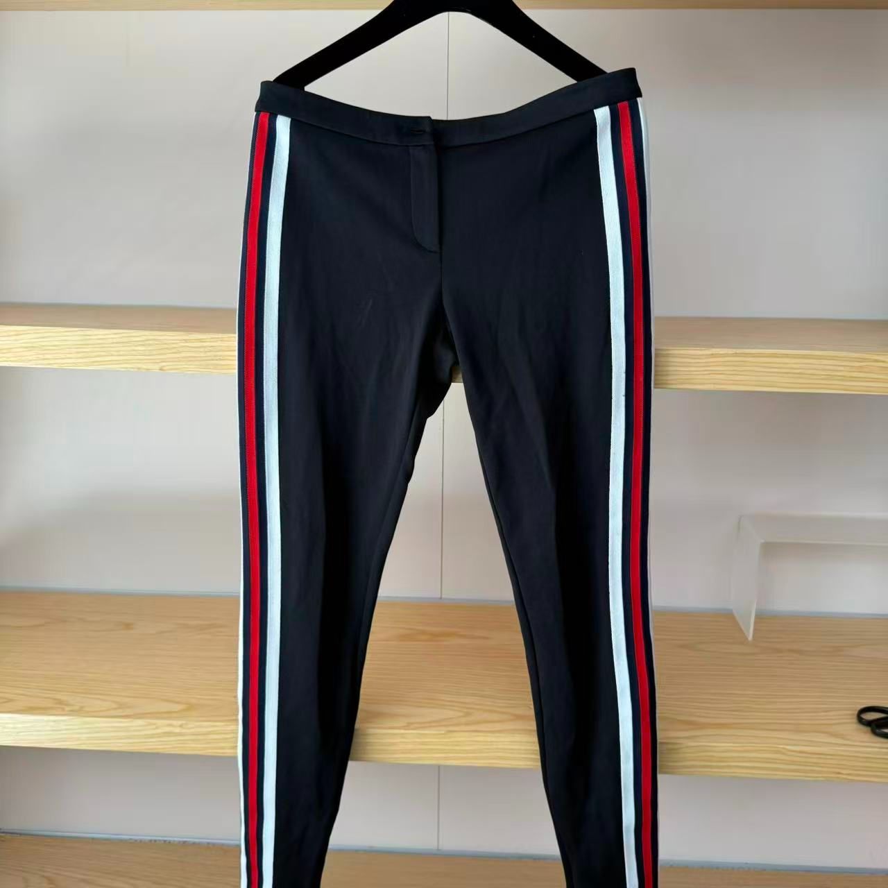 99新 GUCCI/古驰 HZ二手奢侈品GUCCI/古驰运动黑色裤子Z096