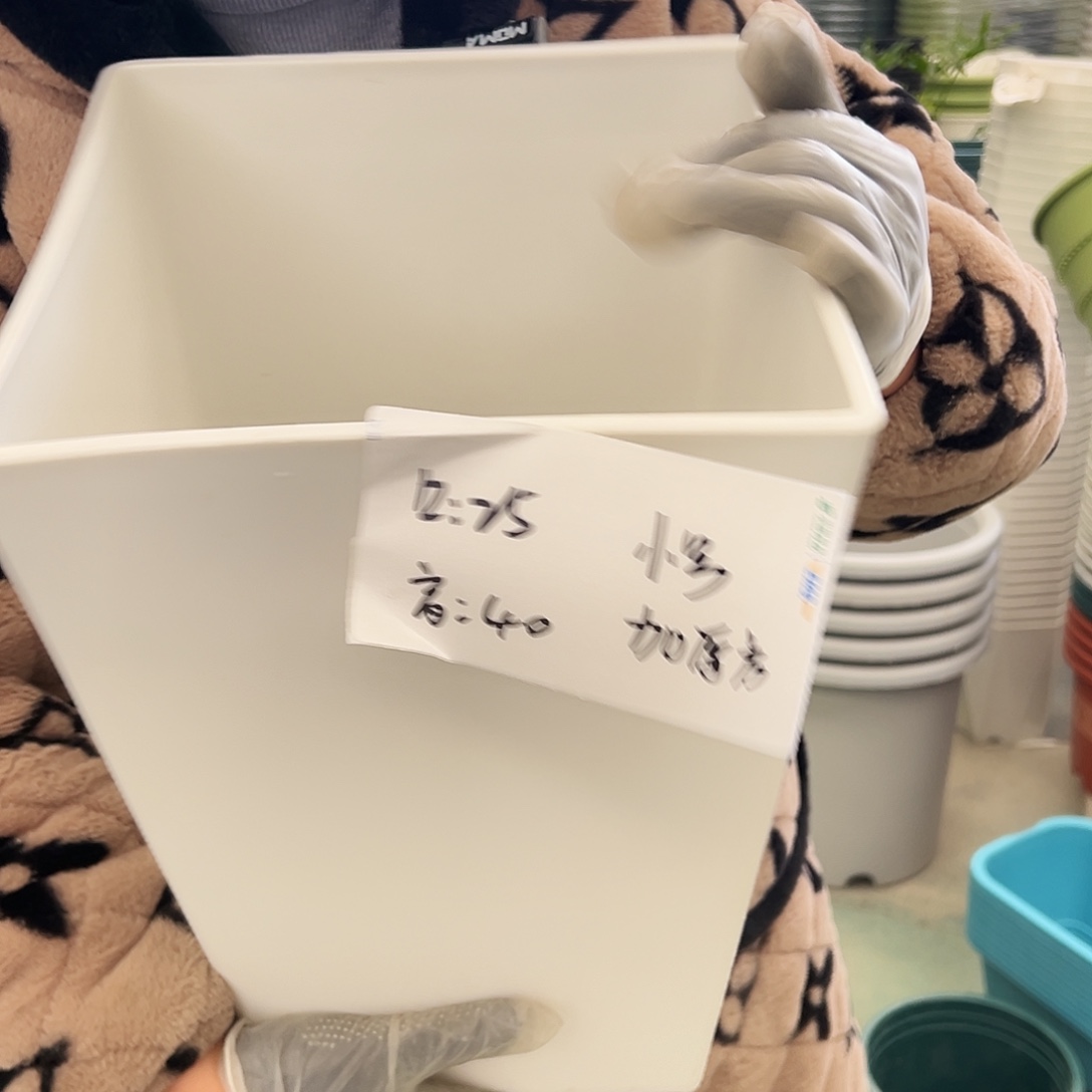 瑕疵方盆小号白色2个无托