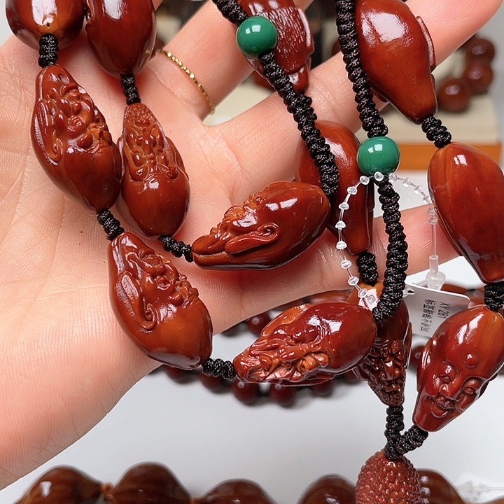 橄榄核手串…*~十八罗汉