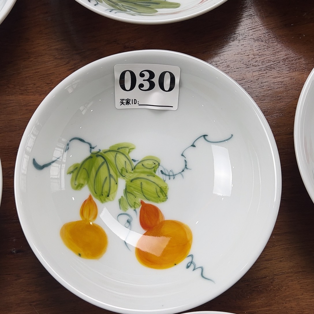 瓷片景德镇陶瓷手工手绘制作