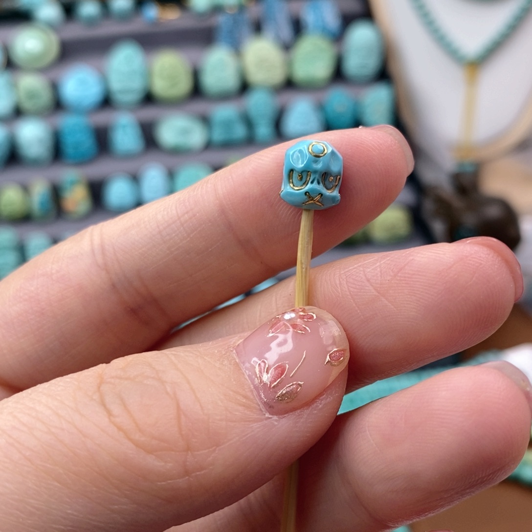 绿松石珠宝奇石未镶嵌