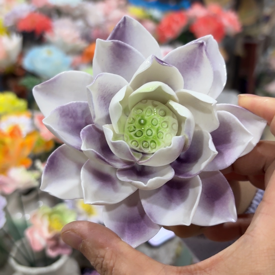 陶瓷花，20元发货，退款拉黑