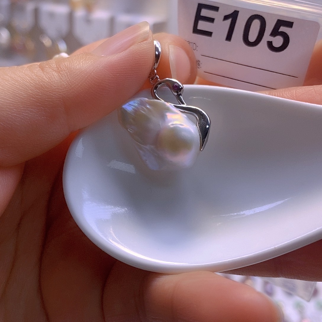 淡水珍珠颈饰银S925镶嵌