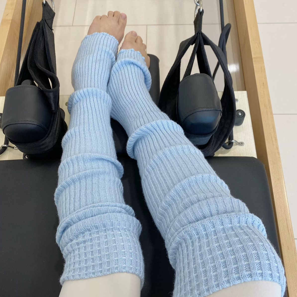 inner me过膝高膝袜 针织袜 毛线袜套瑜伽堆堆袜