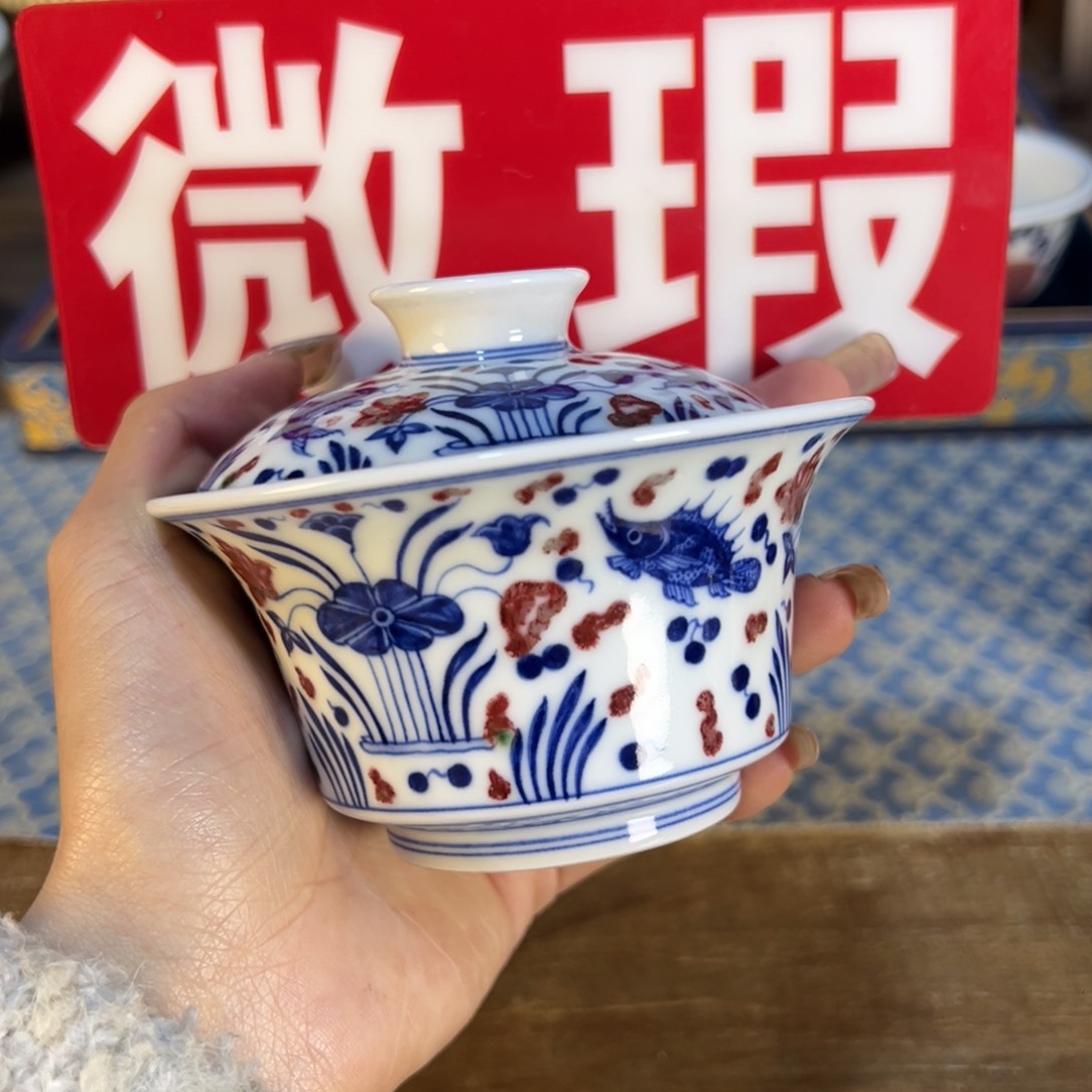 摆件微瑕景德镇手工手绘陶瓷