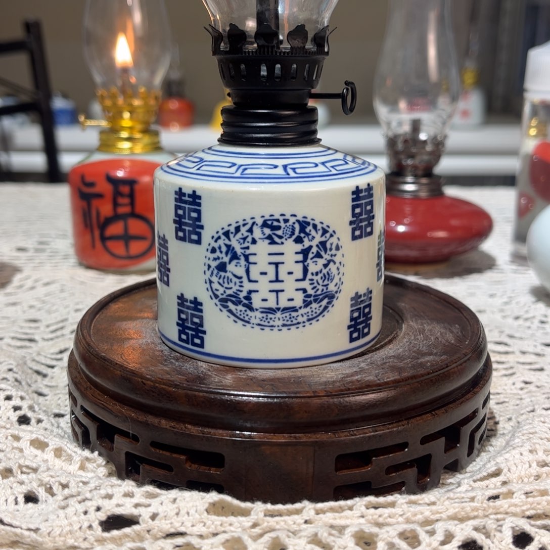 摆件景德镇陶瓷香薰灯