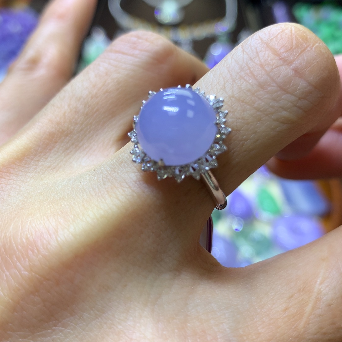 【闪购商品】翡翠颈饰18K金镶嵌翡翠