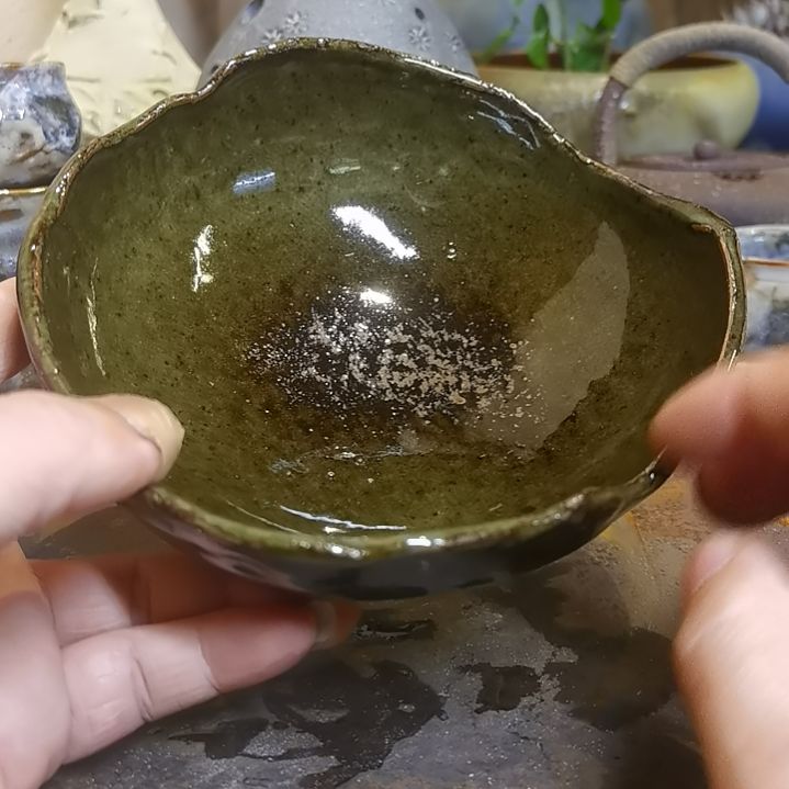 盘手工高温原矿窑变