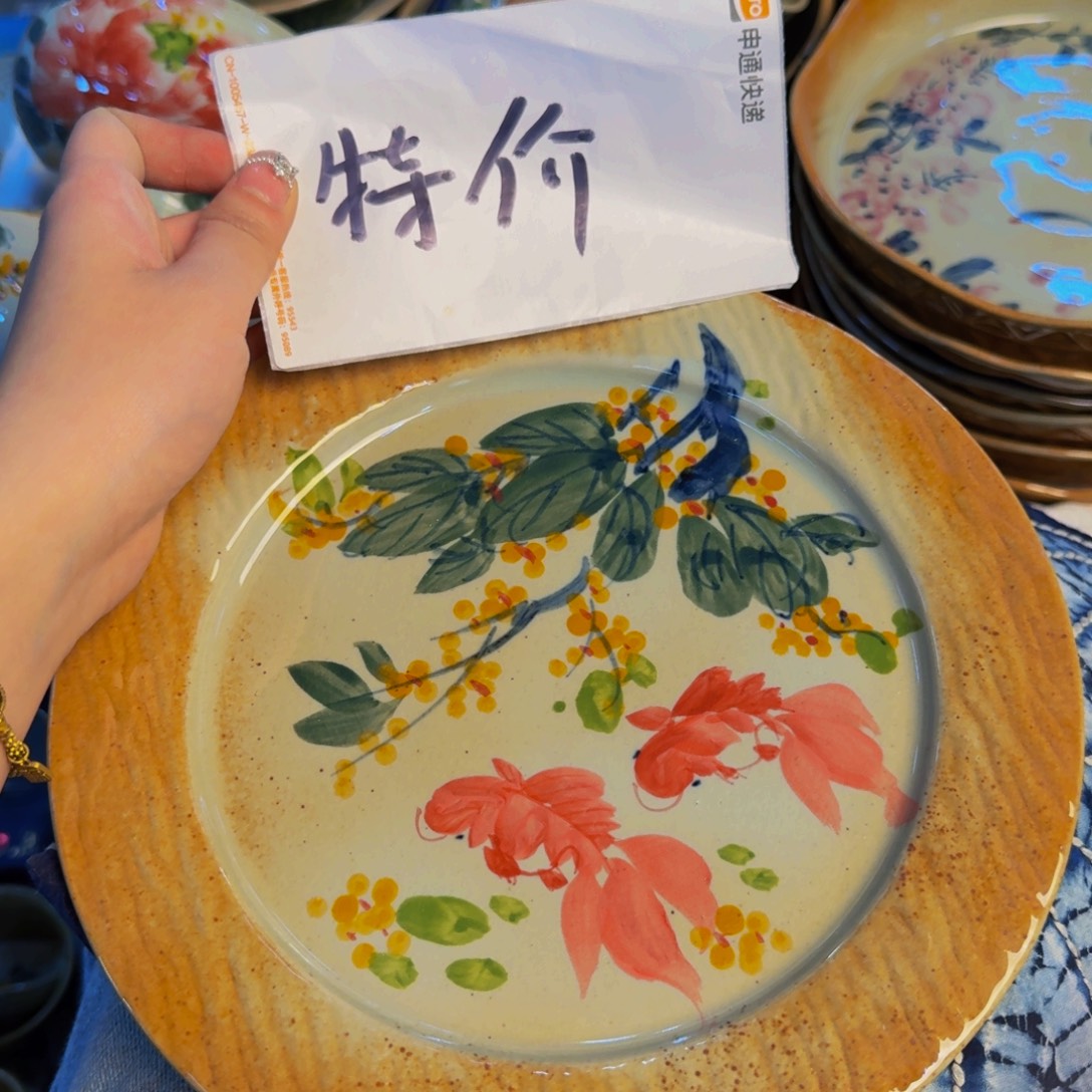 瓷片景德镇陶瓷手工手绘