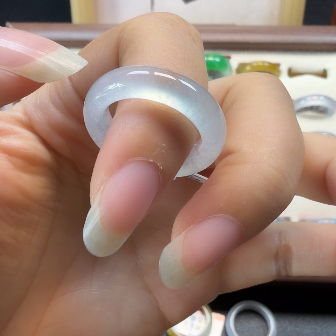 翡翠未镶嵌戒圈15