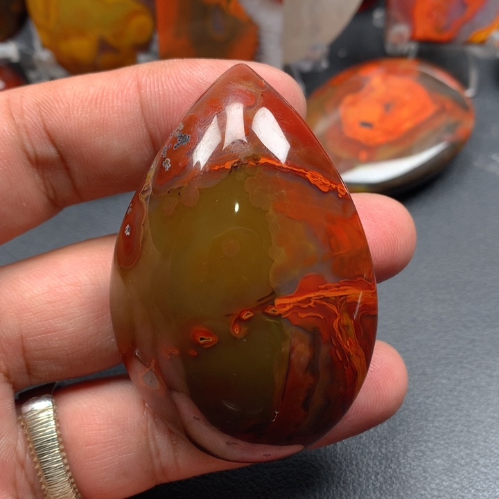 玛瑙/玉髓颈饰未镶嵌喜****）