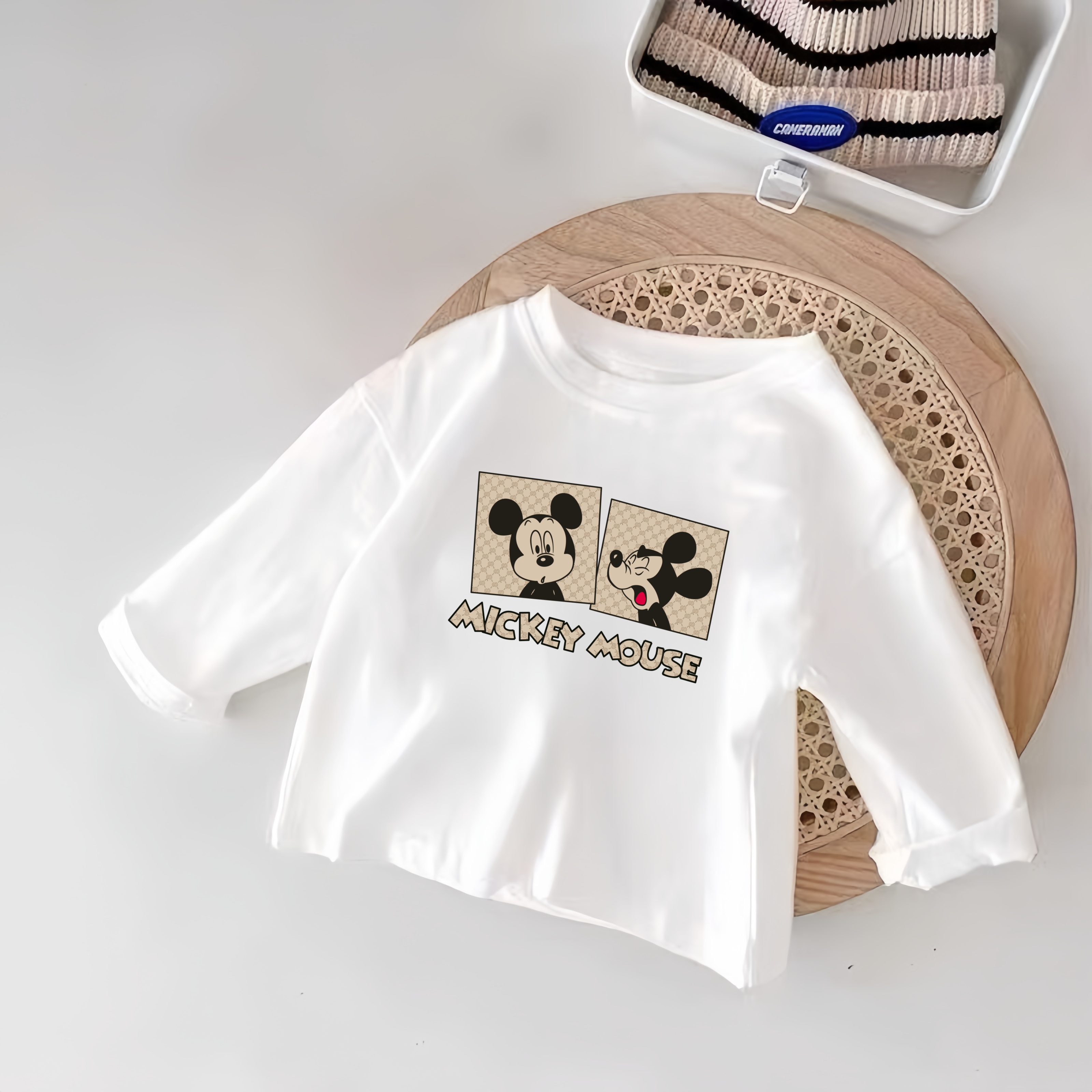 儿童纯棉长袖t恤春秋款内搭男童打底衫女童时尚百搭休闲童装秋衣