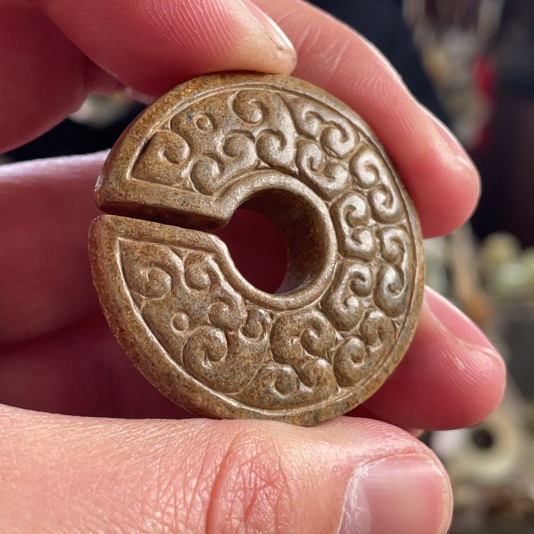 和田玉挂件未镶嵌涛*