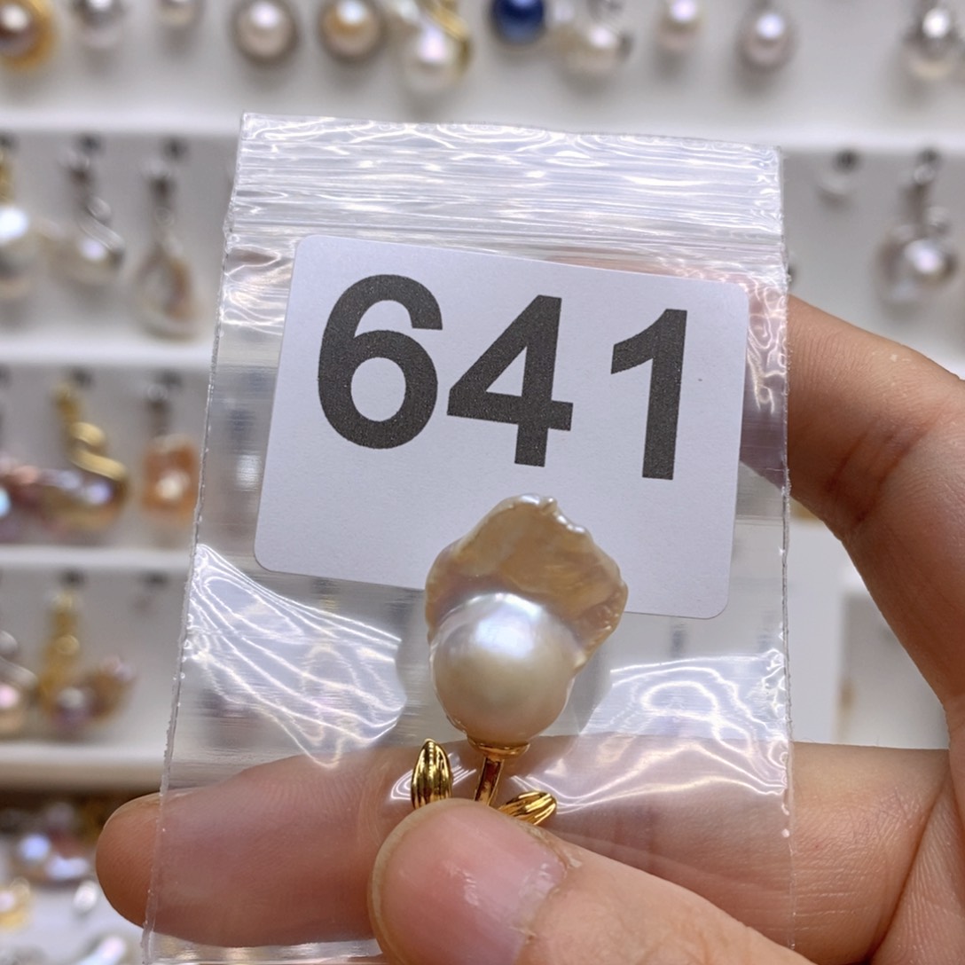 淡水珍珠颈饰银S925镶嵌641