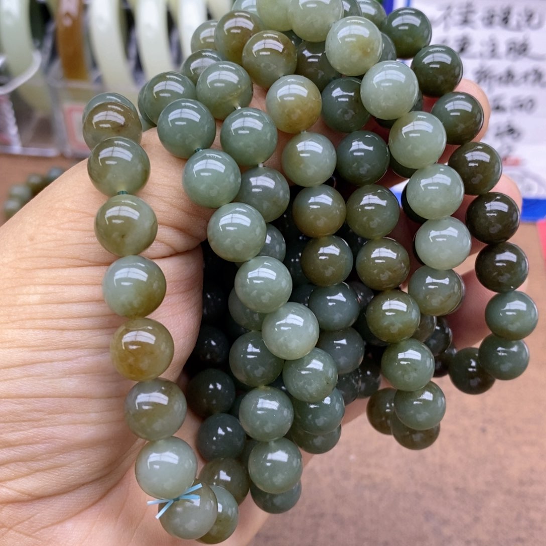 手串未镶嵌和田玉卡10