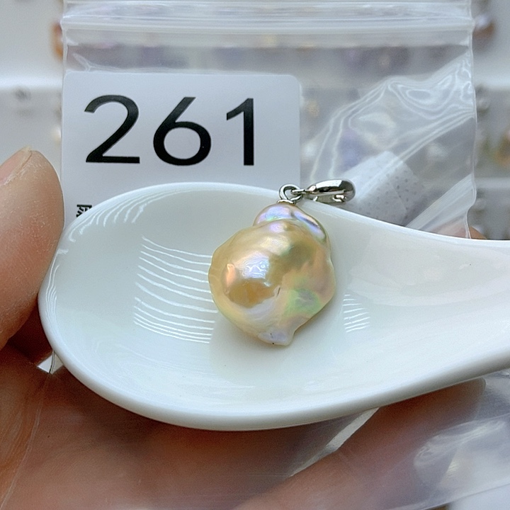 淡水珍珠颈饰银S925镶嵌