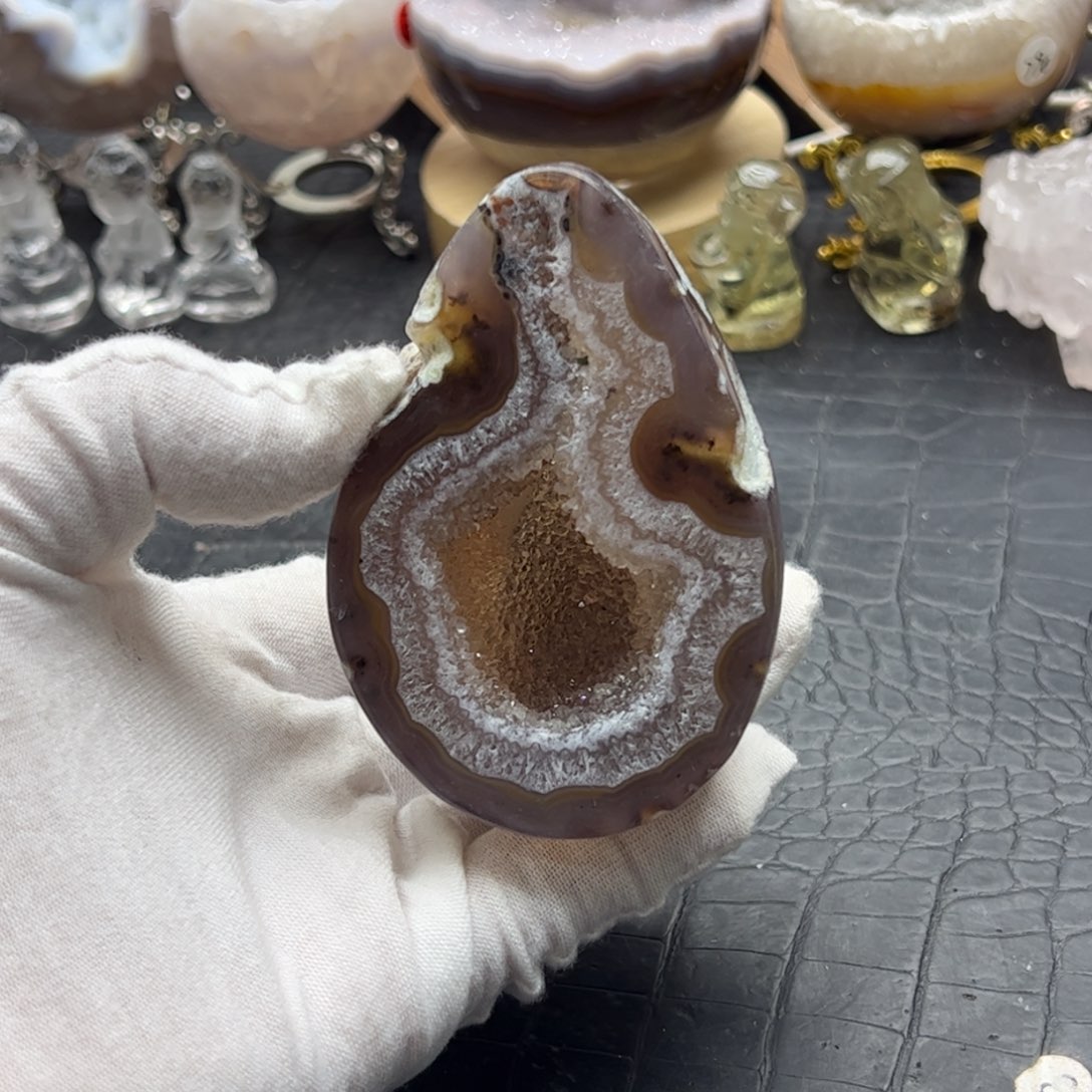 珠宝半成品未镶嵌水晶雪景龙蛋4