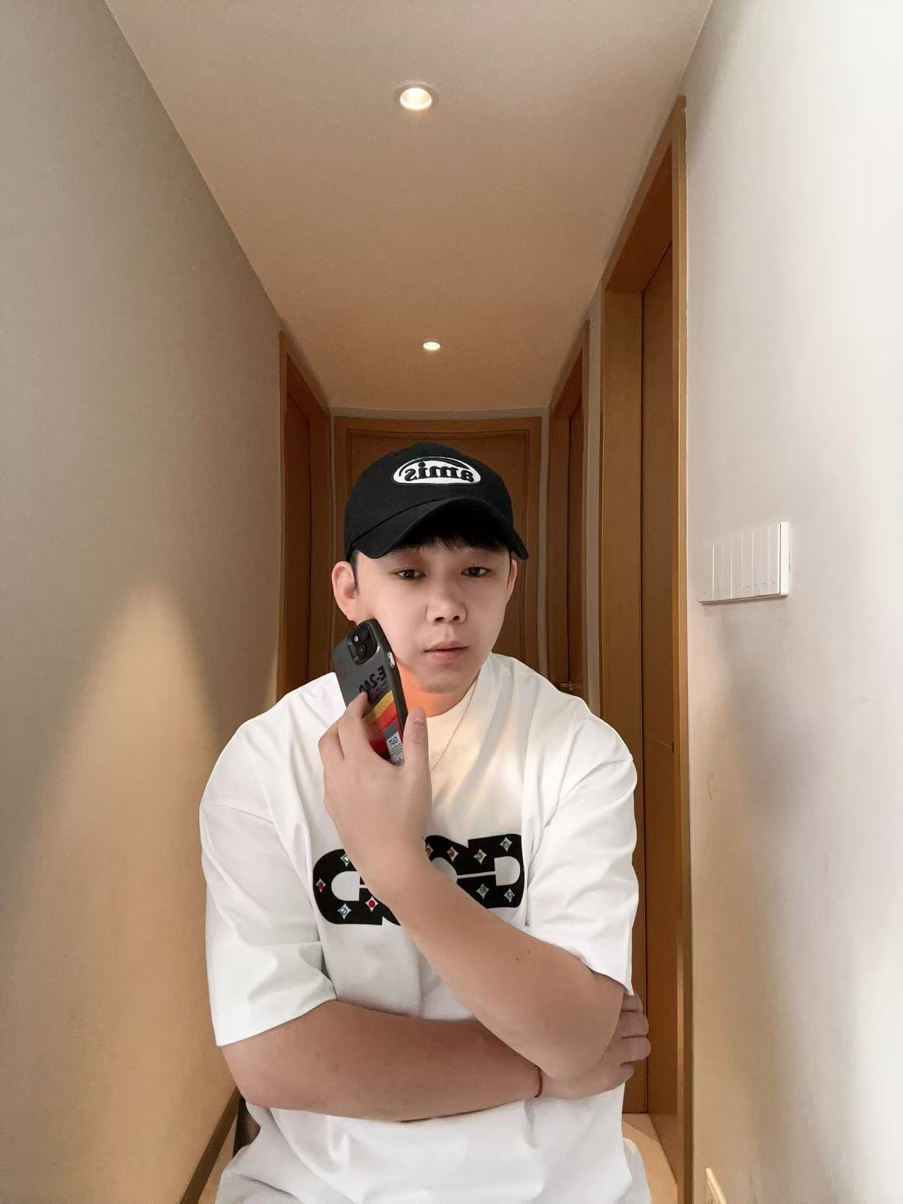 2025新款【镂空彩钻短袖】男女同款高克重小领口时尚潮流休闲宽松