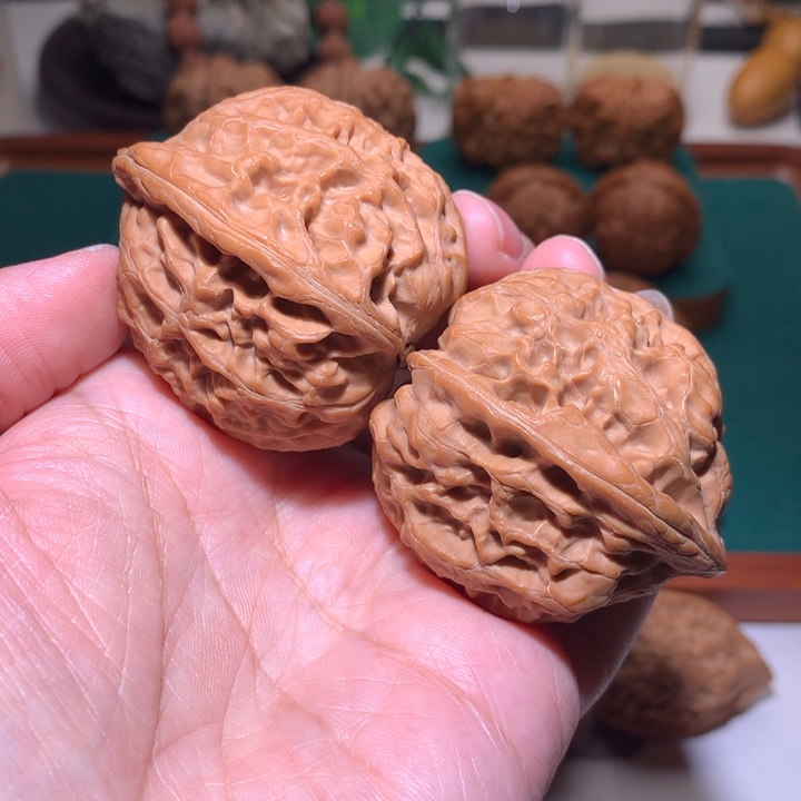 文玩核桃把件将军塌