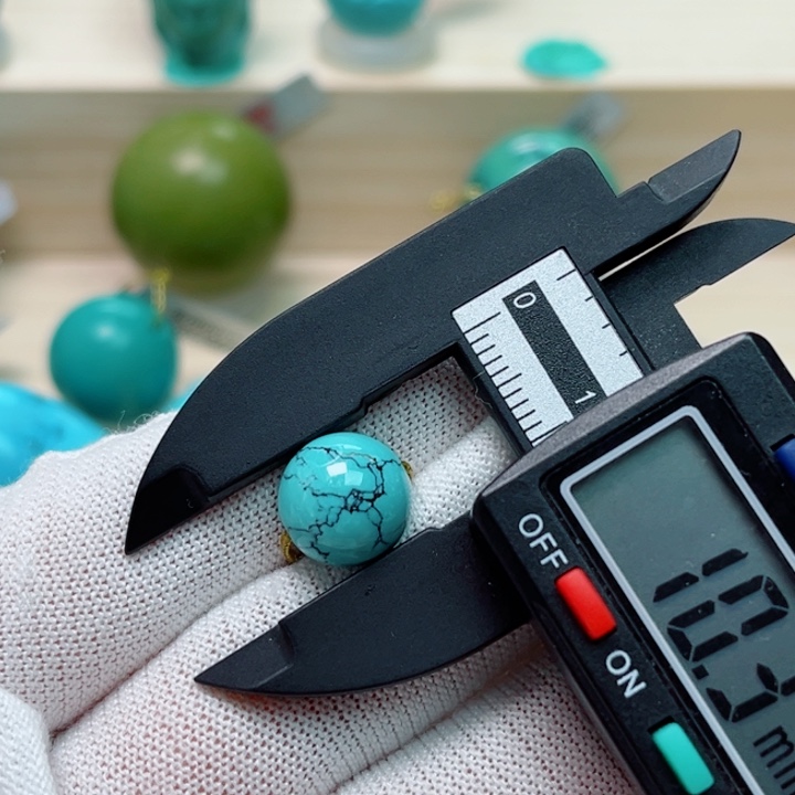 绿松石未镶嵌圆珠