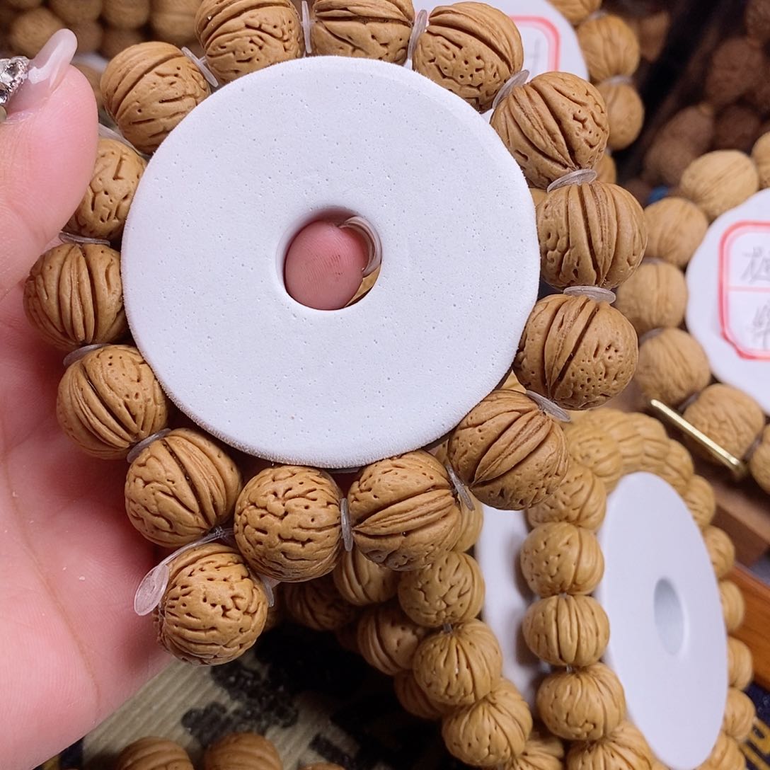 桃核手串东**士肉纹元宝1.8/1.9