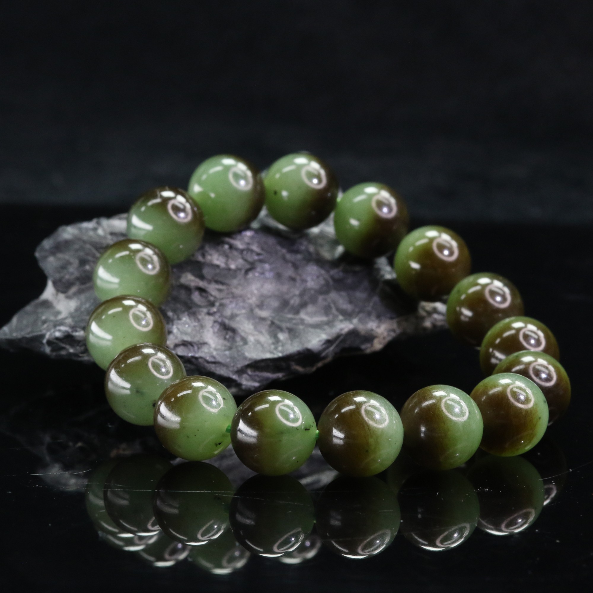 16和田玉且末糖手串/901599北京中保拍卖