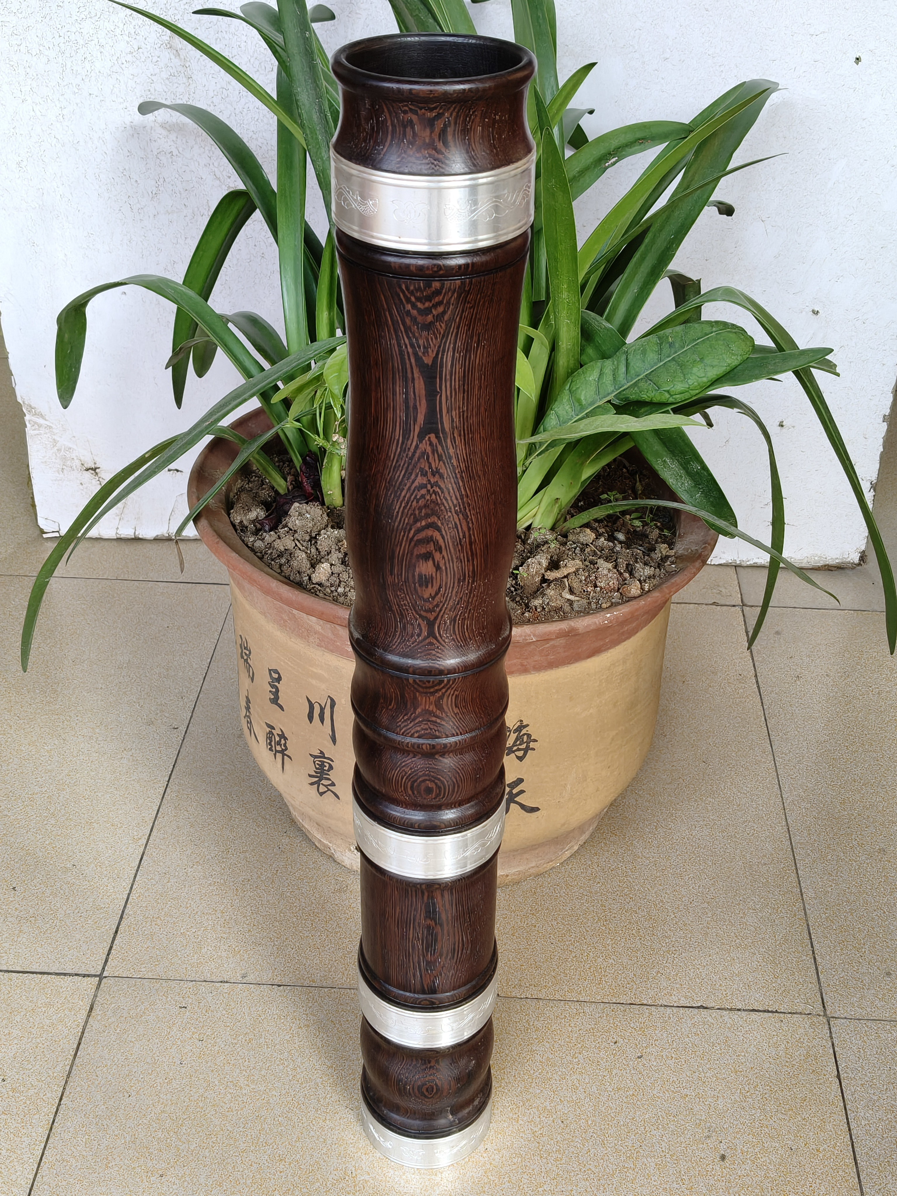 鸡翅木花瓶型（大号）高78外径9.5