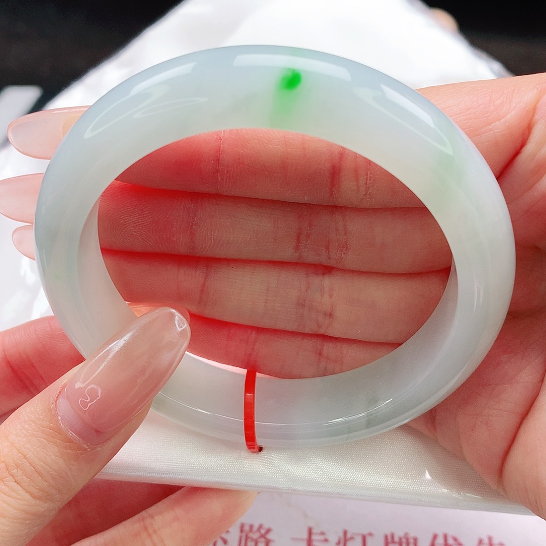 未镶嵌手镯翡翠57圈