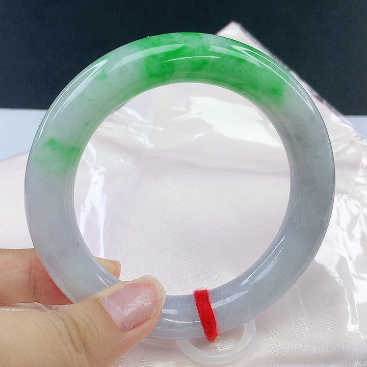 翡翠手镯未镶嵌圈59.6，1201