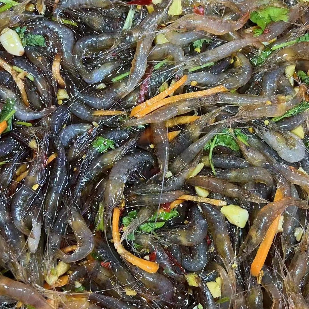 生呛白米虾  软软糯糯500克（冷冻保存）开罐即食 新鲜美味