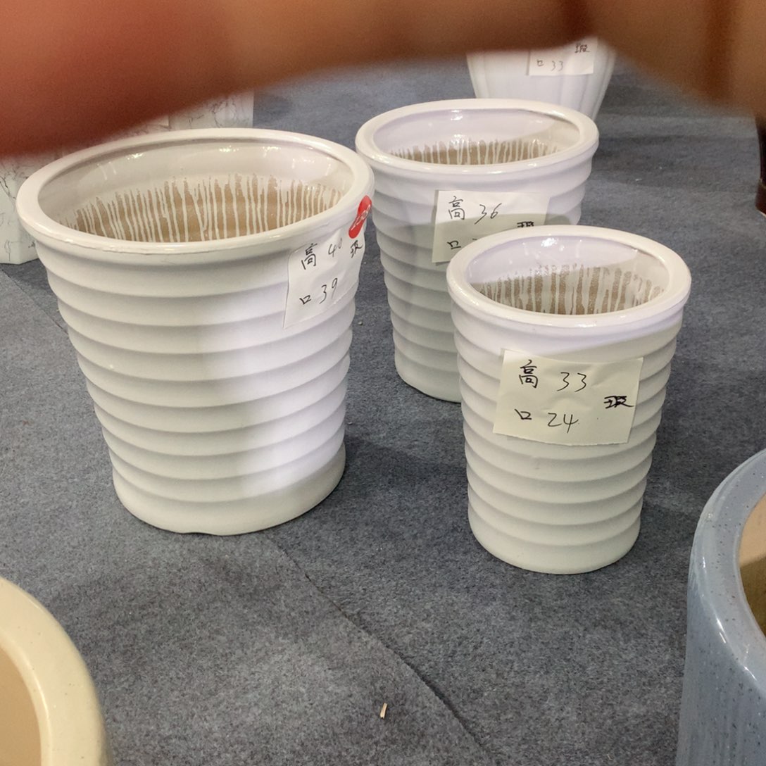 高温陶瓷花盆微瑕