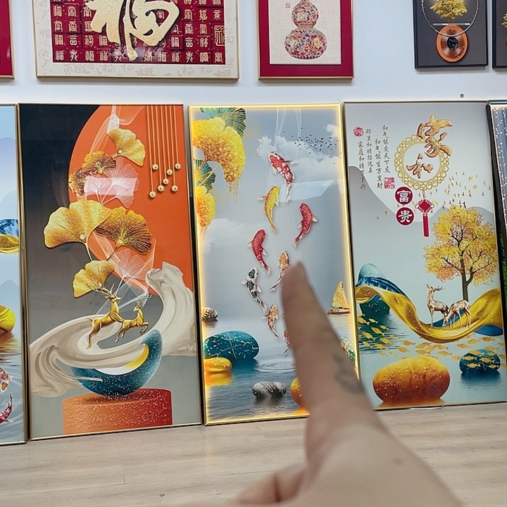 用***1紫檀木类成套家具晶瓷画