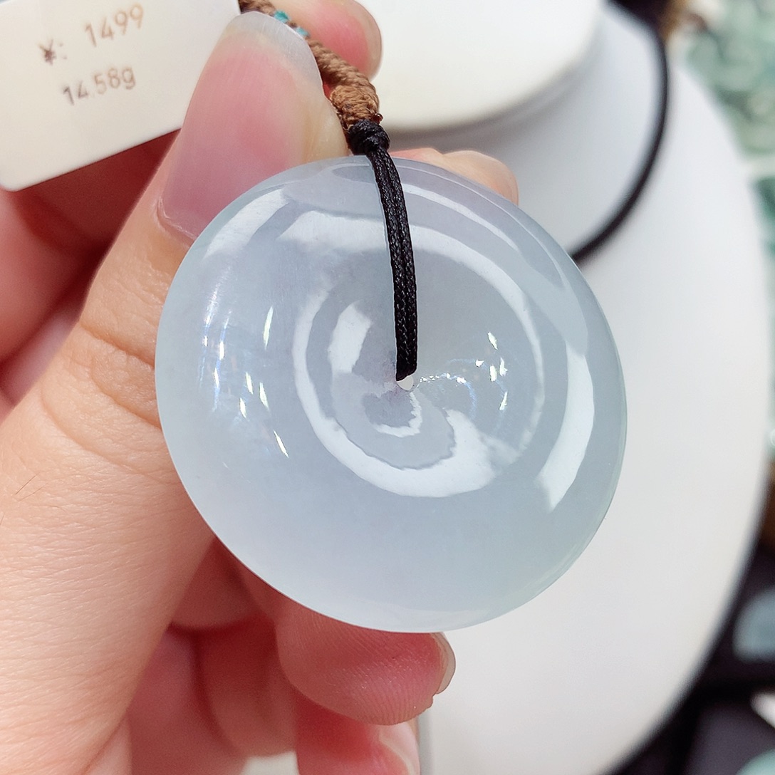 颈饰未镶嵌翡翠翡翠13，34.7/5.1