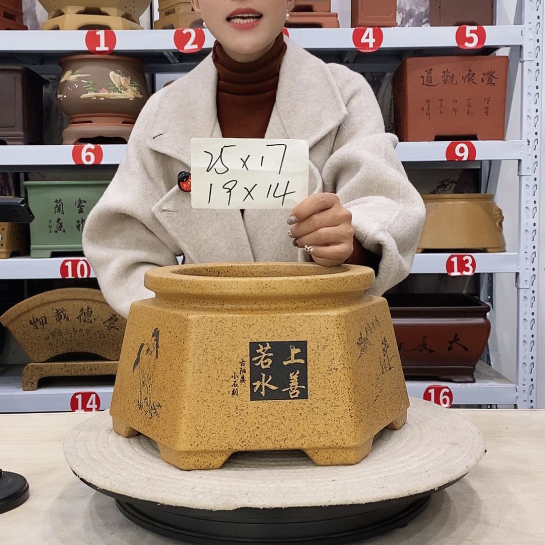 紫砂花盆紫砂花盆