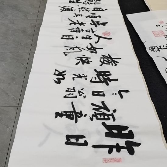 翰墨白武坤老师作品一副