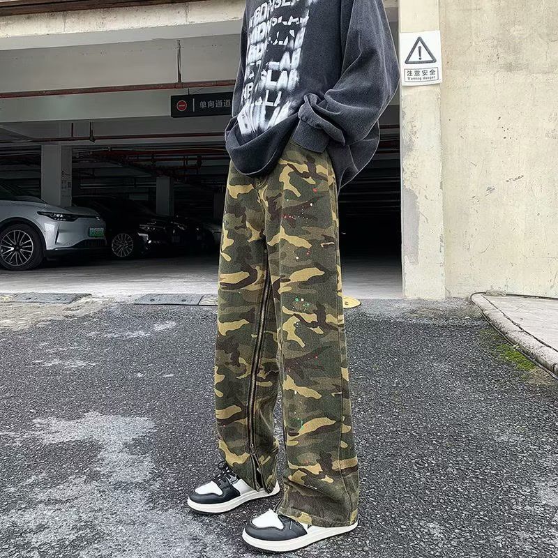5002牛仔裤男2025年潮流1原宿风潮牌街头嘻哈vibe风帅气ins潮