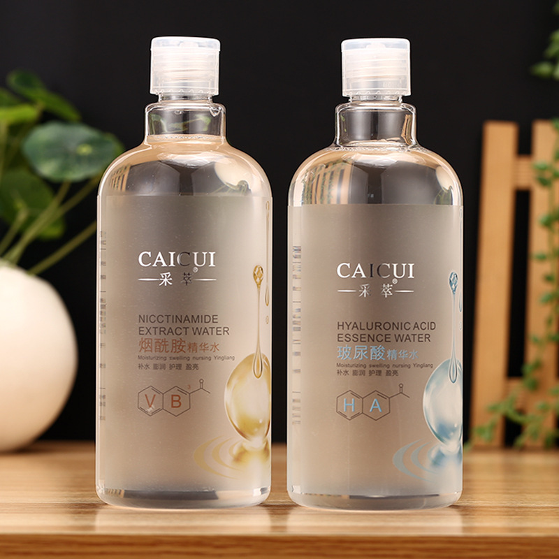 玻尿酸烟酰胺精华水补水保湿面部护理男女通用爽肤水500ml大容量