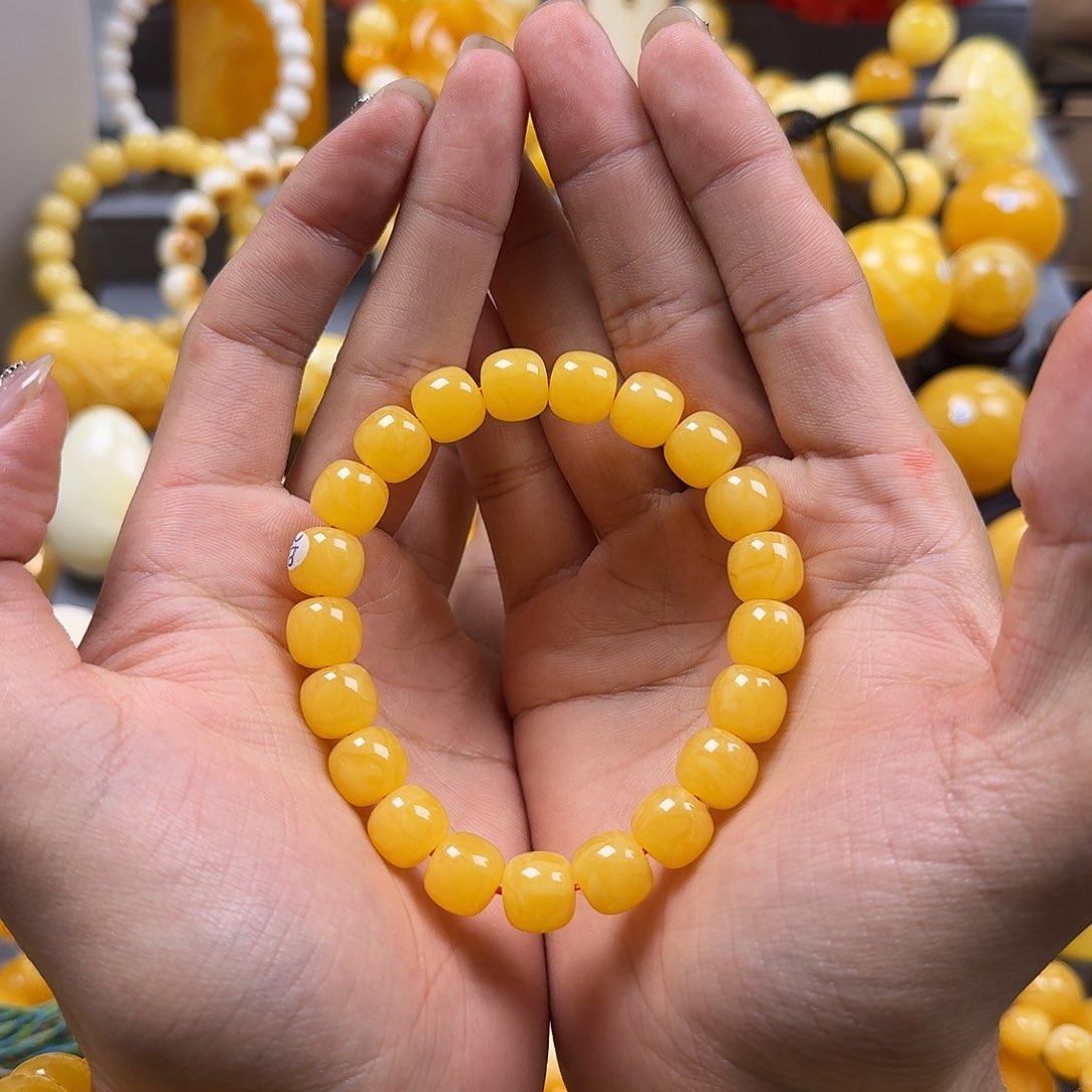 蜜蜡珠宝奇石未镶嵌同料老型11mm